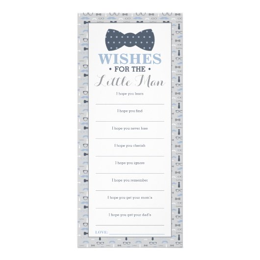 Carte de voeux, Baby shower, Petit Homme, 25 Pack (Devant)