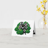 Carte de voeux Badgers (Fleur jaune)