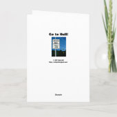 Carte de voeux Bah Humbug (Dos)