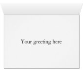 Carte de voeux Baha'i 5" x 7" (Intérieur Horizontal (Bas))