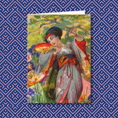 Carte de voeux Baiser Papillon