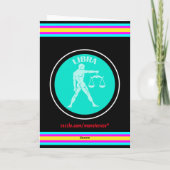 Carte de vœux Balance (Dos)