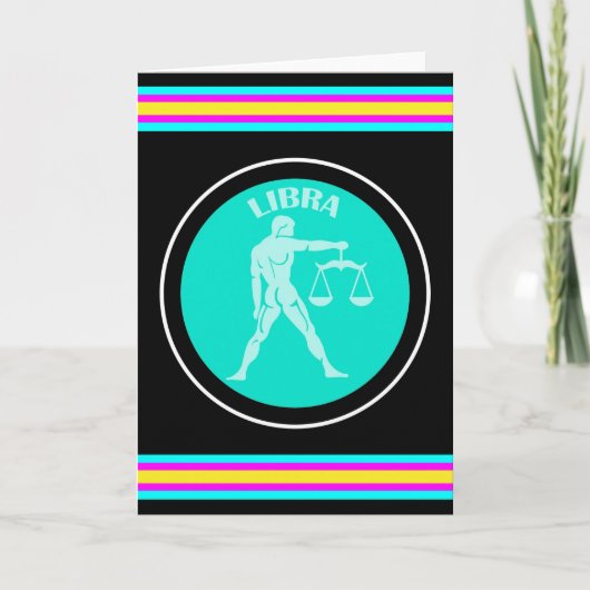 Carte de vœux Balance (Devant)