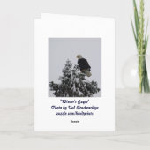 Carte de voeux Bald Eagle (Dos)
