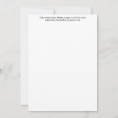 Carte de vœux baleine (Dos)