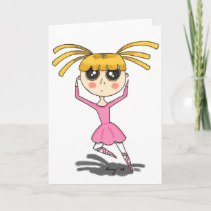 Carte de voeux Ballerina