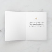 Carte de voeux Baptism Dove (Intérieur)