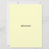 Carte de voeux bat mitzvah (Dos)