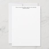 Carte de vœux Bat Ray (Dos)