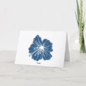 Carte de voeux Batik Balinais vintage (Dos)