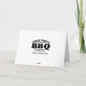 CARTE DE VOEUX BBQ BONNE ANNÉE (Dos)
