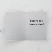 Carte de vœux Be My Player 2 – Amour de joueur mig (Intérieur)