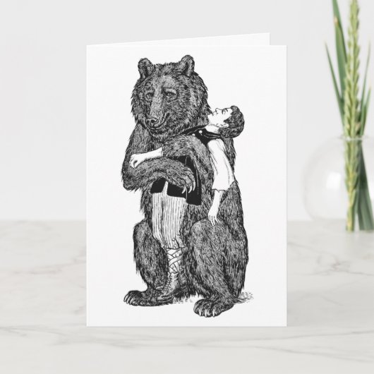 Carte de voeux "Bear Hug" (Devant)