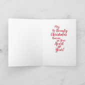 Carte de voeux Beauté de Noël (Intérieur)