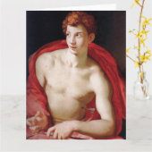 Carte de vœux Beaux-Arts St Sébastien (Fleur jaune)