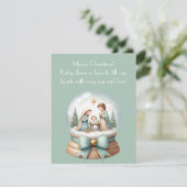 Carte de vœux Bébé Jésus & Joie Douillette (Debout devant)