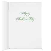 Carte de voeux Bedlington Terrier Heart Mom (Intérieur (Droit))