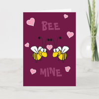 Carte de vœux Bee Mine