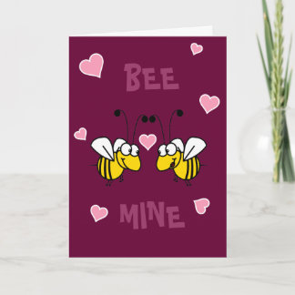 Carte de vœux Bee Mine