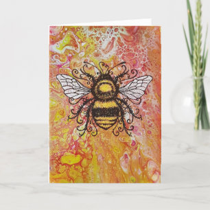 Carte de vœux 'Bee Mine'