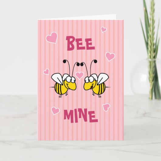 Carte de vœux Bee Mine (Devant)