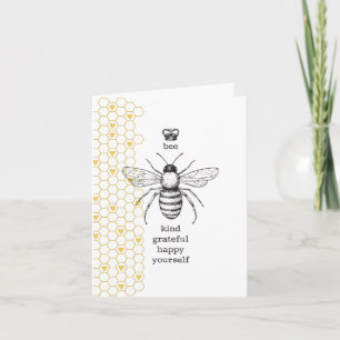 Carte de voeux Bee Yourself