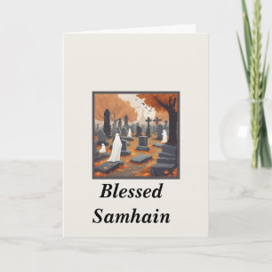 Carte de vœux bénie de Samhain