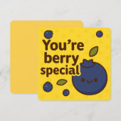 Carte de voeux Berry Special Blueberry (Devant / Derrière)