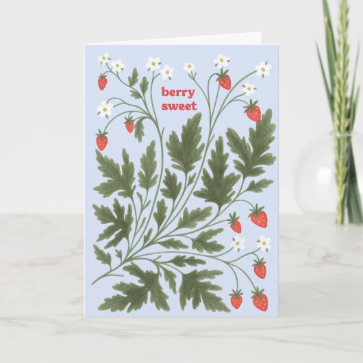 Carte de vœux Berry Sweet (Devant)