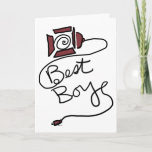 Carte de voeux Best Boy "You are the BEST"