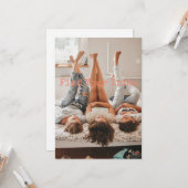 Carte de voeux Best Friends Boho (Devant/Arrière en situation)