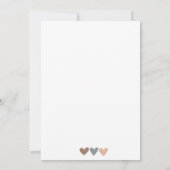 Carte de voeux Best Friends Boho (Dos)