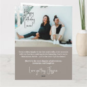 Carte de voeux Bestie Custom Birthday Magazine (Dos)