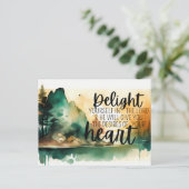 Carte de vœux biblique délice (Debout devant)