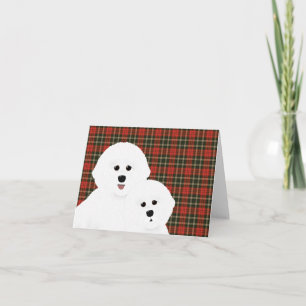 Carte de voeux Bichon Frise