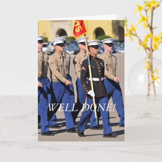 Carte de voeux bien faite (Fleur jaune)