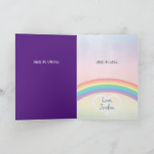 Carte de voeux bien pliée (Intérieur)