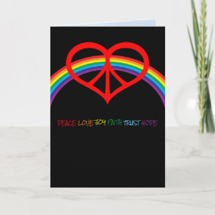 Carte de voeux bien pliée