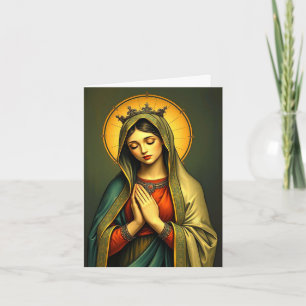 Carte de voeux Bienheureuse Vierge Marie