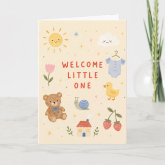 Carte de Vœux Bienvenue Petit Bébé