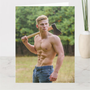 Carte de voeux Big Chopper Hot Guy
