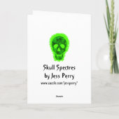 Carte de voeux Big Skull 'Your Text' (Dos)