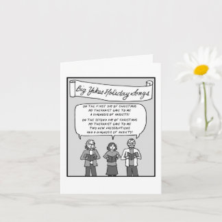 Carte de vœux Big Yikes pour les fêtes : 12 jours