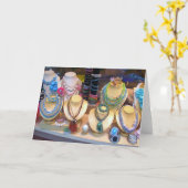 Carte de voeux bijoux (Fleur jaune)