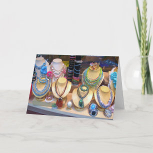Carte de voeux bijoux