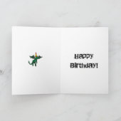 Carte de voeux Birthday Humour Dragons (Intérieur)