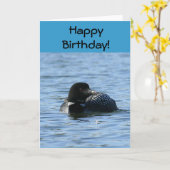 Carte de voeux Birthday Loon (Fleur jaune)
