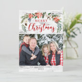 Carte de voeux Biry Joyeux Noël (Debout devant)