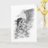 Carte de voeux Bittersweet Angel (Fleur jaune)