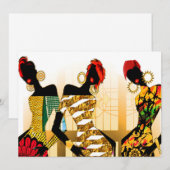 Carte de vœux Black Girls Rock (Devant / Derrière)